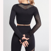Fashionable Hollow Navel Yoga Long Sleeve