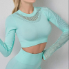 Fashionable Hollow Navel Yoga Long Sleeve - Image 3