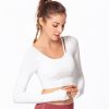 Fashion Tight Stretch Yoga Long Sleeve T-shirt - Image 4