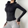 Fashion Sports Hoodie Tight-Fitting Stretch Breathable Yoga Wear - Image 3