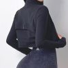 Stand-up Collar Windproof And Warm Zipper Casual Short Sports Jacket - Image 8