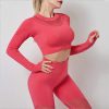 Fashionable Hollow Navel Yoga Long Sleeve - Image 4