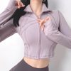 Stand-up Collar Windproof And Warm Zipper Casual Short Sports Jacket